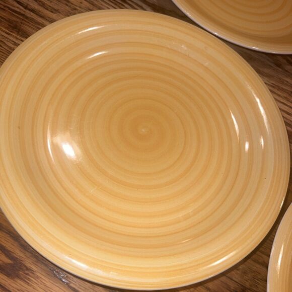 SIX PIECE Set Philippe Richard Golden Swirl - 4 Dinner Plates - 2 Cereal Bowls!! - Picture 7 of 9